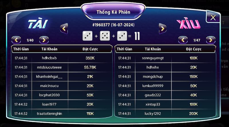 Tài xỉu 789Club: Trải nghiệm cá cược tài xỉu đẳng cấp 5 Quy tắc và luật chơi trong tài xỉu 789Club