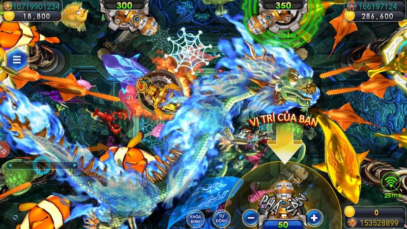 Chế độ chơi săn cá hải vương hấp dẫn