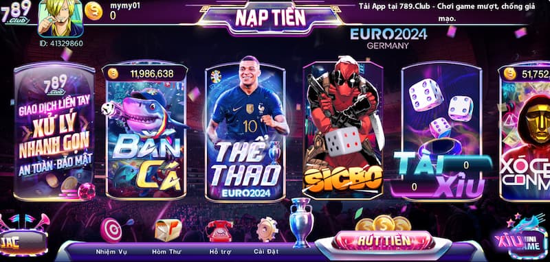 Bắn cá Thần Tài 789Club: Những tính năng mới cực đỉnh 2 Điểm tạo nên sức hút của bắn cá thần tài