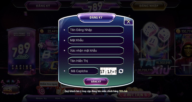 Đăng ký 789Club: Hướng dẫn tạo tài khoản chơi game dễ dàng 4 Hướng dẫn các bước đăng ký 789club nhanh chóng