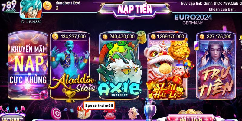 Quay slots 789Club: Hướng dẫn chơi bất bại cho game thủ 5 Tổng hợp các tựa game slots cực hot tại cổng game